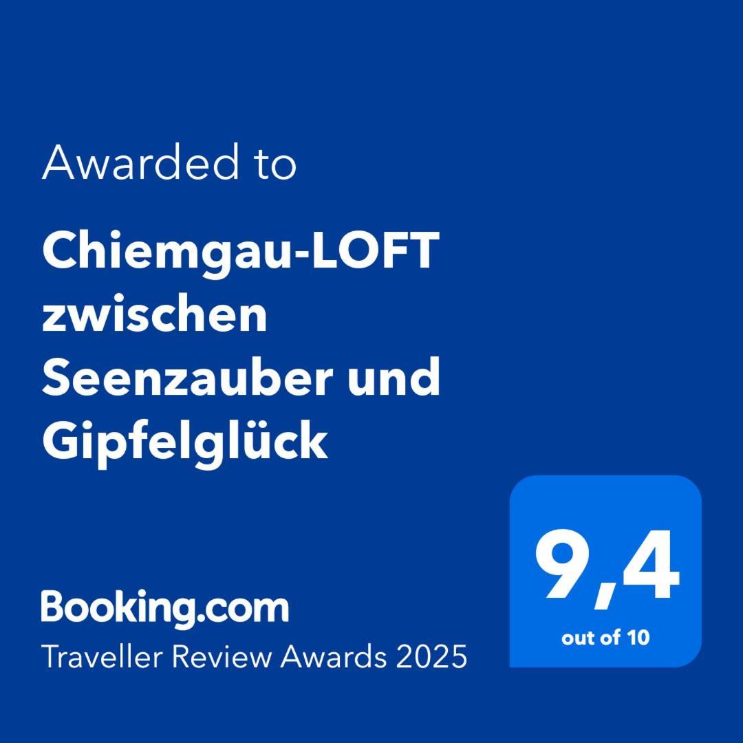 Chiemgau-Loft Zwischen Seenzauber Und Gipfelglueck Riedering エクステリア 写真